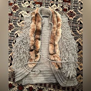 Christina Hand made fur vest